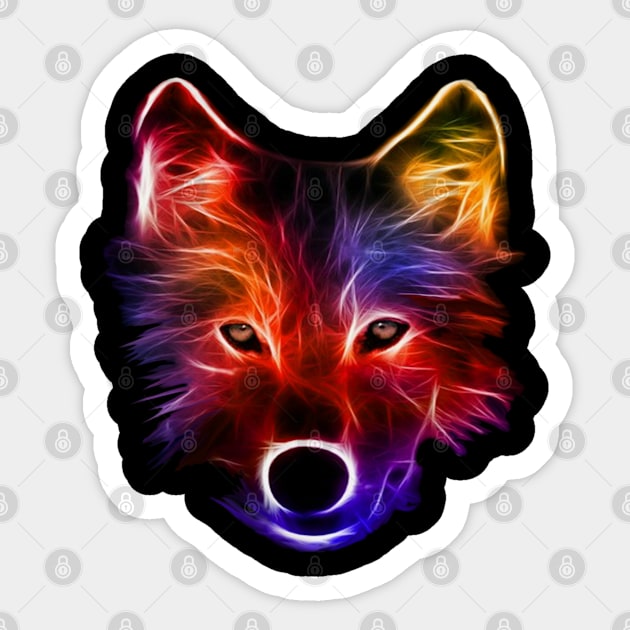 Mystical Dog! Sticker by madmonkey